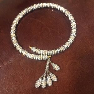 Crystal encrusted necklace.